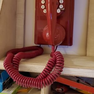 Old fashion red phone